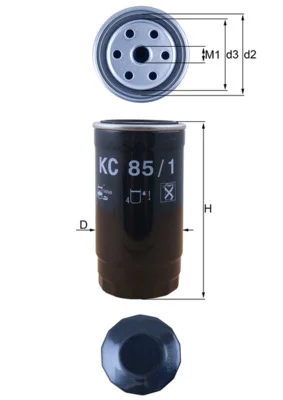 Palivový filtr KNECHT KC85/1