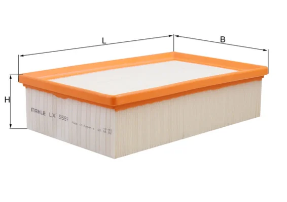 Vzduchový filtr KNECHT LX5597 – OE 165466515R