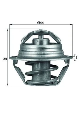 Termostat, chladivo MAHLE TX9082D