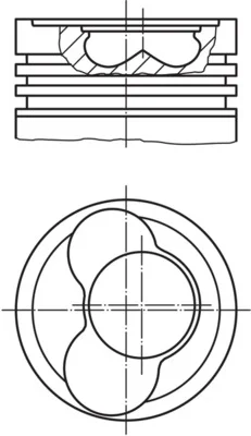 Píst MAHLE 0305802
