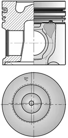 Píst KOLBENSCHMIDT 41504600