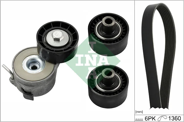 Sada žebrovaných klínových řemenů Schaeffler INA 529040410
