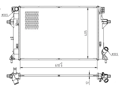 CHLADIČ HYUNDAI ELANTRA 16- HART 637152 – OE 25310F2000
