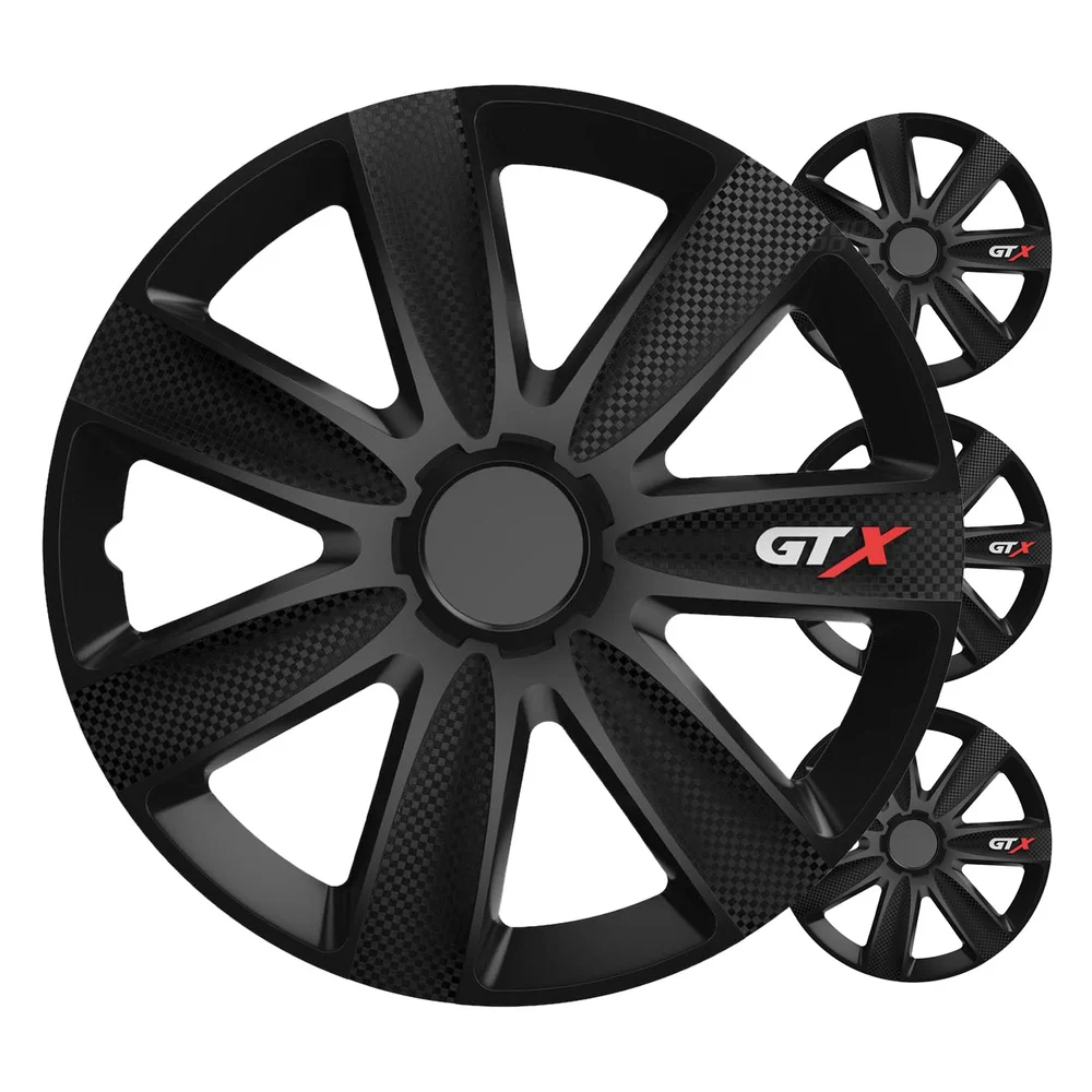 Poklice GTX 14” černý karbon sada 4ks COLOR BOX Versaco 2741 Poklice GTX 14” černý karbon sada 4ks COLOR BOX Versaco 2741