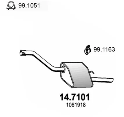 koncový díl výfuku STARLINE 20.46.403 koncový díl výfuku STARLINE 20.46.403
