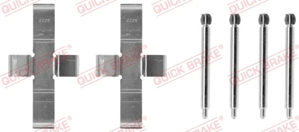 Sada prislusenstvi, oblozeni kotoucove brzdy QUICK BRAKE 109-1004