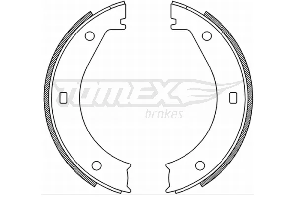 Sada brzdových čelistí Tomex Brakes TX21-25