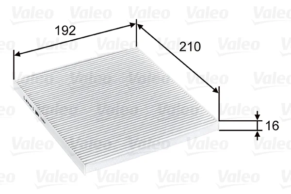 Filtr, vzduch v interiéru VALEO 715807 Filtr, vzduch v interiéru VALEO 715807