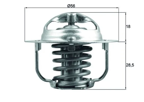 Termostat, chladivo MAHLE TX20891D Termostat, chladivo MAHLE TX20891D