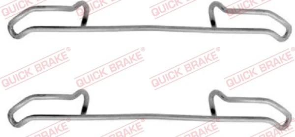 Sada prislusenstvi, oblozeni kotoucove brzdy QUICK BRAKE 109-1085