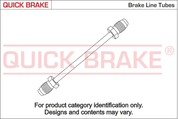 Brzdové potrubí QUICK BRAKE CU-0490D-D
