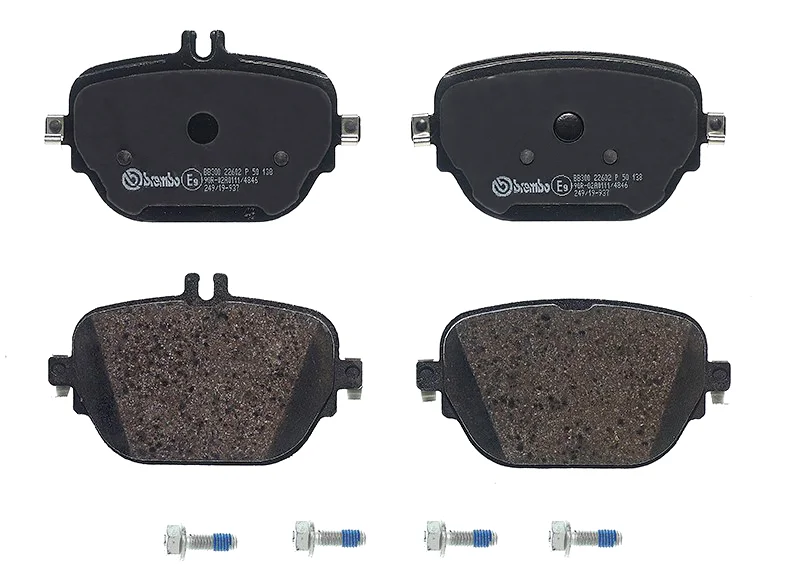 Sada brzdových destiček, kotoučová brzda BREMBO P50138
