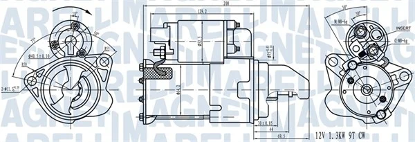 Startér MAGNETI MARELLI 063721543010 Startér MAGNETI MARELLI 063721543010