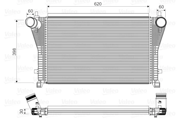 Chladič turba VALEO 818347