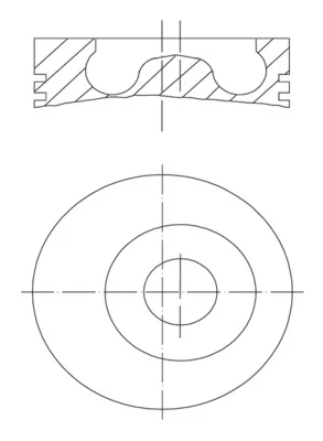 Píst MAHLE 0160201