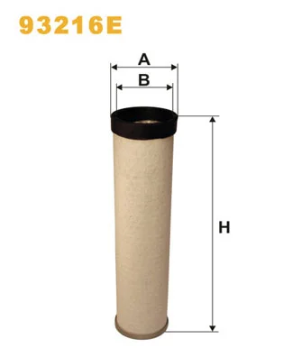 Filtr – sekundární vzduch WIX FILTERS 93216E Filtr – sekundární vzduch WIX FILTERS 93216E