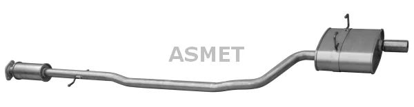 Stredni tlumic vyfuku ASMET 12.025 Stredni tlumic vyfuku ASMET 12.025