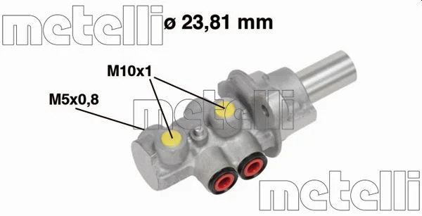 Hlavní brzdový válec METELLI 05-0683