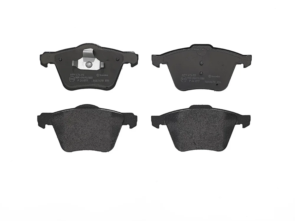Sada brzdových destiček, kotoučová brzda BREMBO P24077X