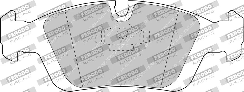 Sada brzdových destiček, kotoučová brzda FERODO RACING FCP725R