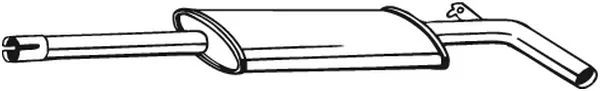 Stredni tlumic vyfuku BOSAL 280-279 – OE 200100294R