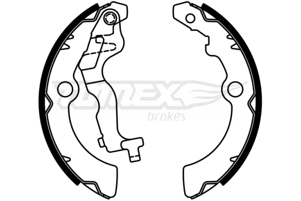 Sada brzdových čelistí Tomex Brakes TX22-92