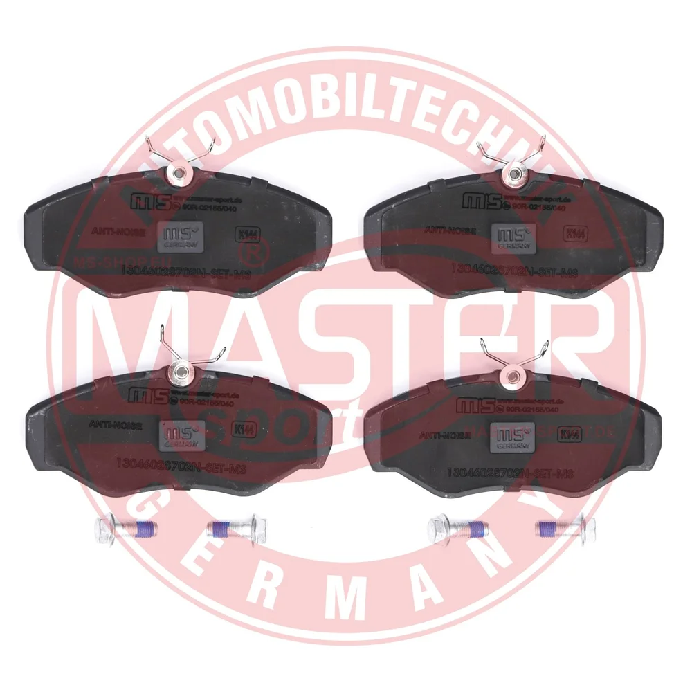 Brzdové platničky-sada PREMIUM NISSAN, OPEL, RENAULT, VAUXHALL MASTER-SPORT GERMANY 13046028702N-SET-MS