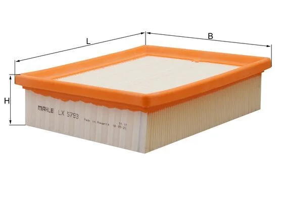 Vzduchový filtr KNECHT LX5793 – OE 1500A672