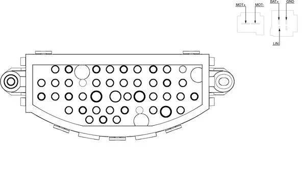 Regulace, vnitrni ventilace MAHLE ABR22000S Regulace, vnitrni ventilace MAHLE ABR22000S