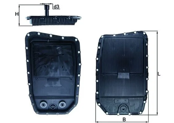 Olejová vana, automatická převodovka MAHLE HX152