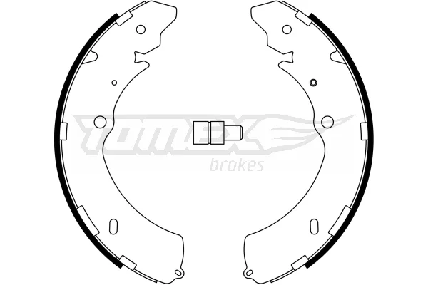 Sada brzdových čelistí Tomex Brakes TX23-28