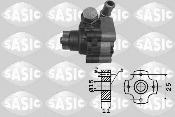 Hydraulické čerpadlo, řízení SASIC 7076063
