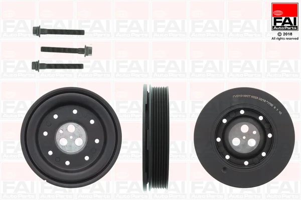 Sada řemenice, kliková hřídel FAI AutoParts FVD1018K
