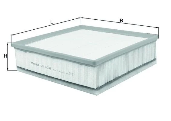 Vzduchový filtr MAHLE LX4038