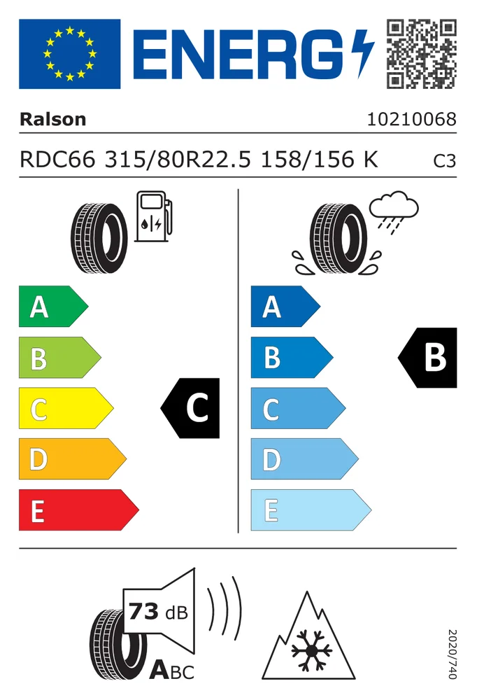 315/80R22.5 CRN RDC66 RALSON 315/80R22.5CRNRDC66 315/80R22.5 CRN RDC66 RALSON 315/80R22.5CRNRDC66
