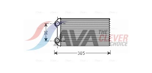 Vymenik tepla, Vnitrni vytapeni AVA Clever Choice RTA6439 Vymenik tepla, Vnitrni vytapeni AVA Clever Choice RTA6439