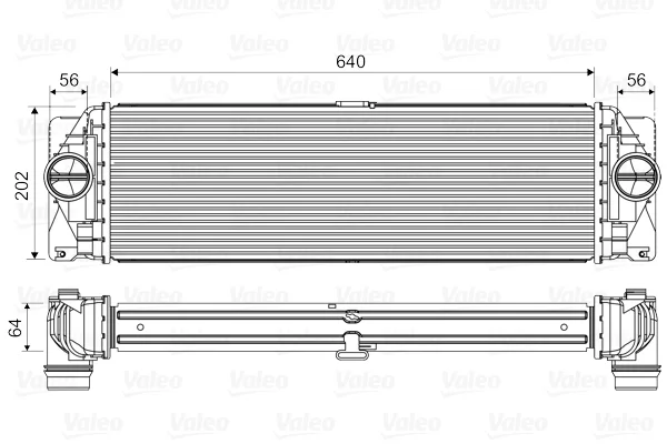 Chladič turba VALEO 818341