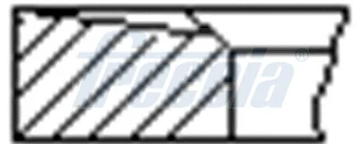 Sada pístních kroužků FRECCIA FR10-880700 – OE MD377962 Sada pístních kroužků FRECCIA FR10-880700 – OE MD377962