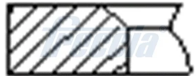 Sada pístních kroužků FRECCIA FR10-505250 Sada pístních kroužků FRECCIA FR10-505250