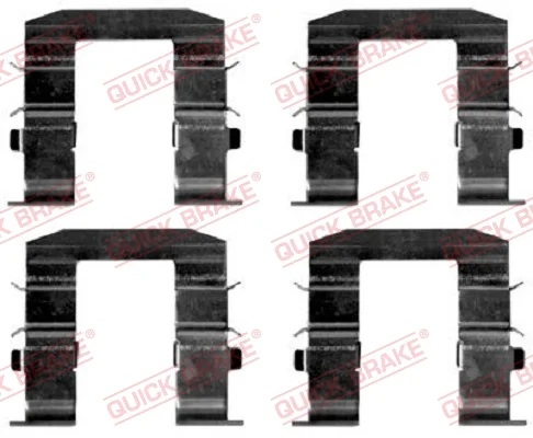 Sada prislusenstvi, oblozeni kotoucove brzdy QUICK BRAKE 109-1665
