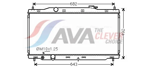Chladič, chlazení motoru AVA Clever Choice HD2307 Chladič, chlazení motoru AVA Clever Choice HD2307