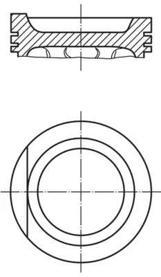 Píst MAHLE 0347800