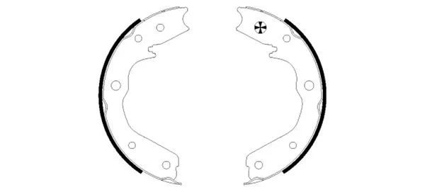 Brzdové čelisti Starline BC08970 Brzdové čelisti Starline BC08970