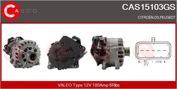 Generátor startéru CASCO CAS15103GS