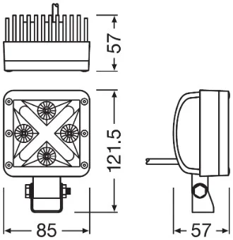 Pracovní světlomet ams-OSRAM LEDDL101-WD