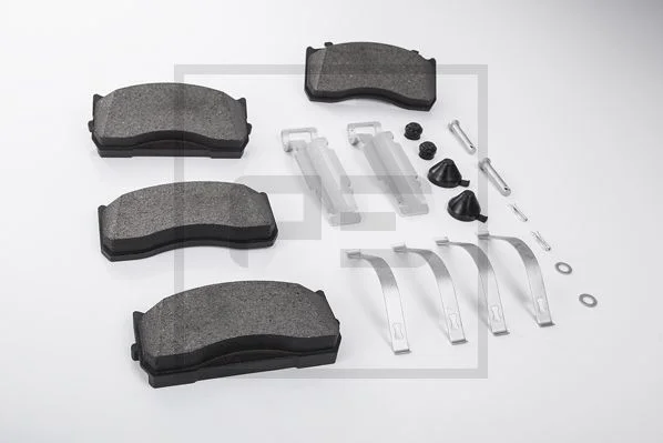 Sada brzdových destiček, kotoučová brzda PE Automotive 086.335-00A