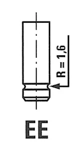 Výfukový ventil FRECCIA R6127/RNT – OE 13715-74100