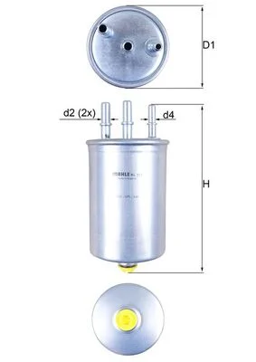 Palivový filtr KNECHT KL511