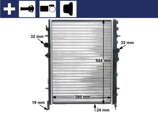 Chladič, chlazení motoru MAHLE CR515000S