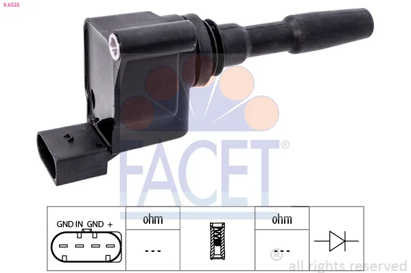 Zapalovací cívka FACET 9.6535 Zapalovací cívka FACET 9.6535